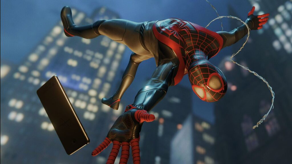 Spider-Man-Miles-Morales-Phone N For Nerds